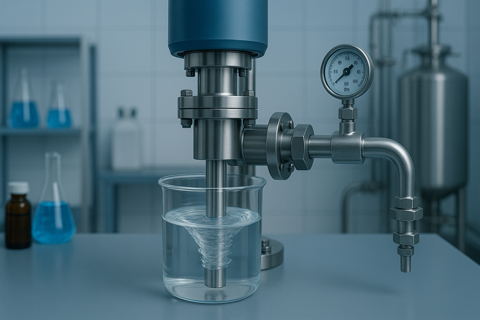Homogeneizador para formulaciones farmacéuticas