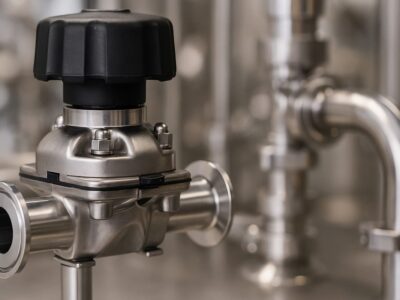 Fugas en válvulas sanitarias de acero inoxidable