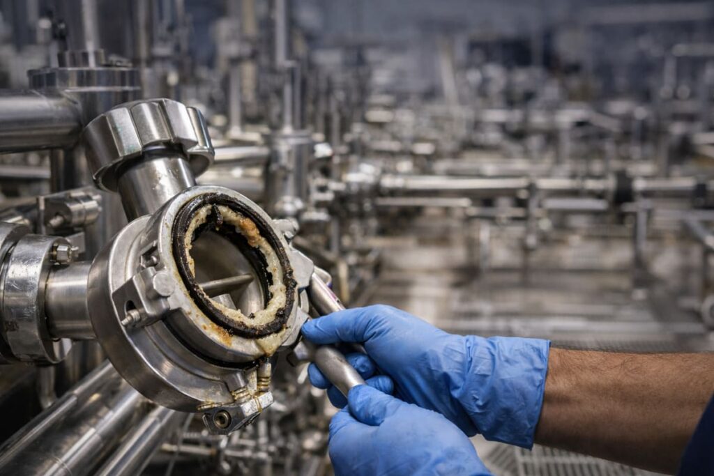 Mantenimiento de Válvulas Sanitarias en Procesos CIP