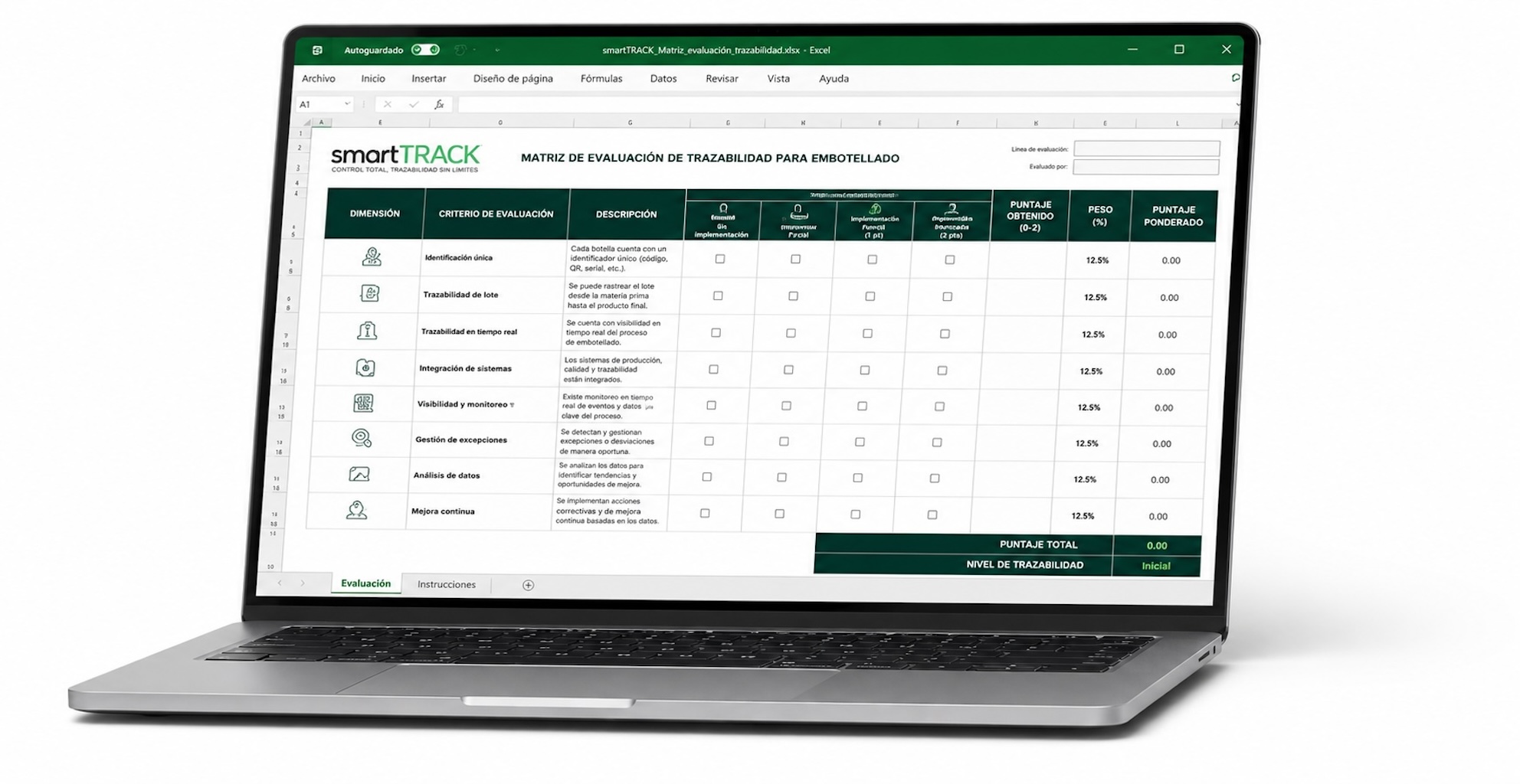 MOCKUP Plantilla trazabilidad smartTRACK