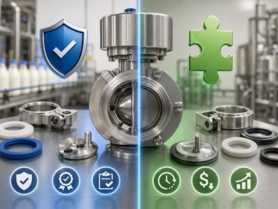 Refacciones Compatibles para Válvulas Sanitarias