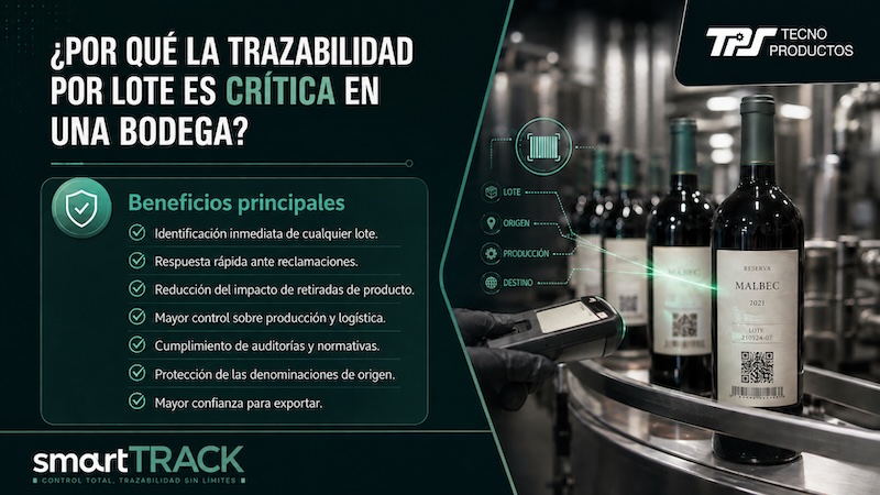 Trazabilidad por Lote de Vino para Bodegas