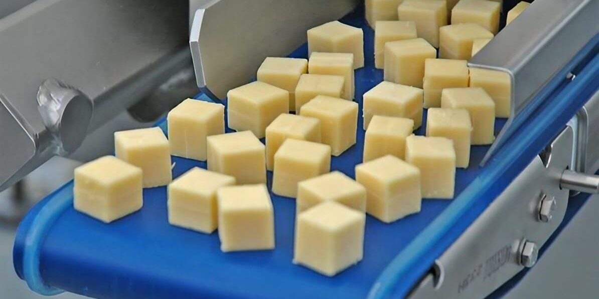 Corte de Bloques de Queso