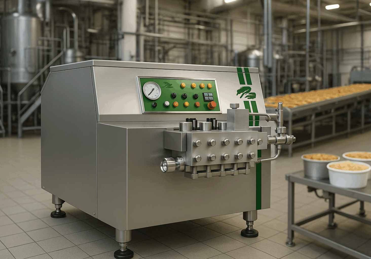 Homogeneizador Industrial de Alta Presión para la Industria Alimenticia