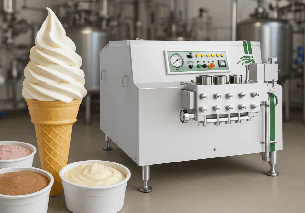 Homogeneizador de Alta Presión para Helado