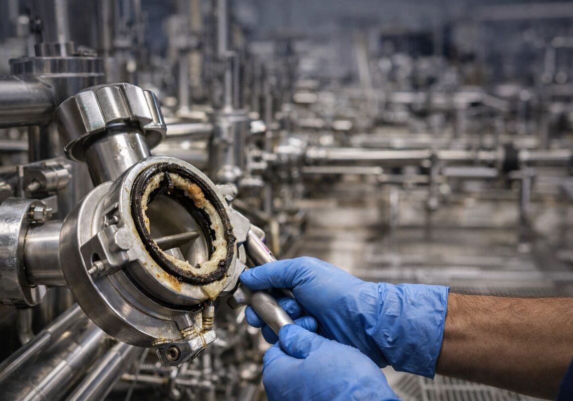 Mantenimiento de Válvulas Sanitarias en Procesos CIP